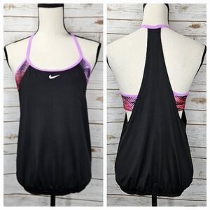Nike Sports Bra with Razorback Tank Top Size Medium